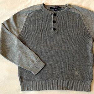 Boys’ Brooks Brothers Henley Sweater - Size Medium